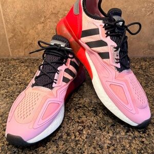 Adidas Originals x Ninja ZX 2K Boost Pink Low Shoes Sneakers FZ0454 Mens Size 14